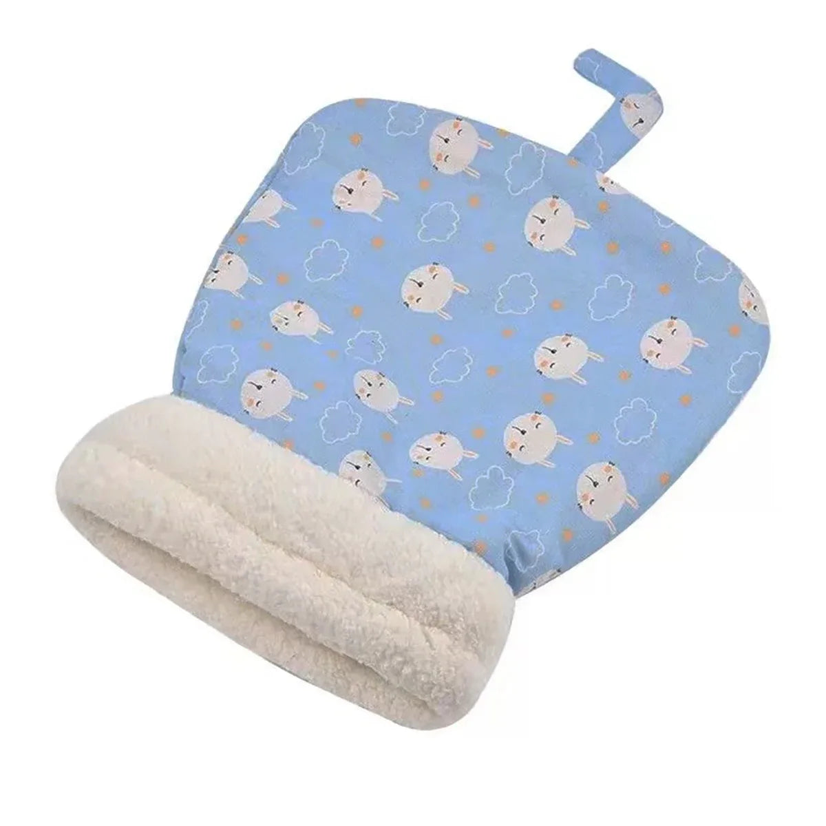 Cat Sleeping Bag Soft Cuddly Fluffy Feel Thickened Pet Pocket Type Quilt Bed Kitten Puppy Soft Comfortable Nest Pet Supplies