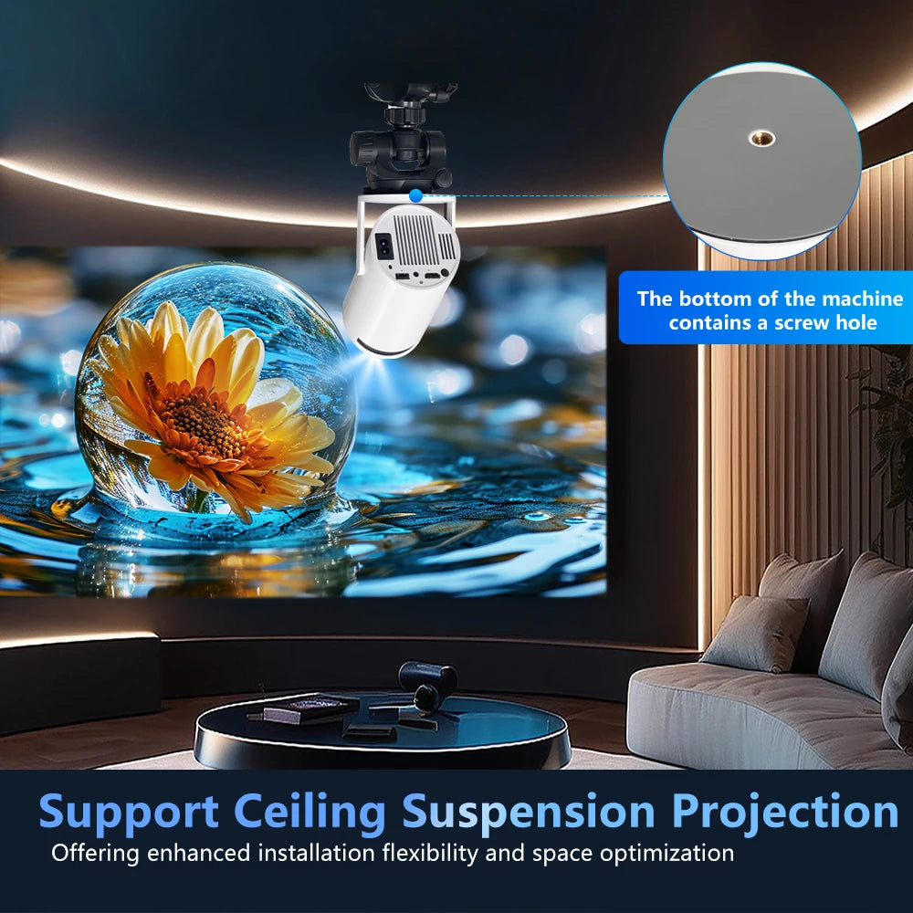 Magcubic Projector HY300 Pro 4K Android 11 Dual Wifi6 260ANSI Allwinner H713 BT5.0 1080P 1280*720P Home Cinema Outdoor Projetor