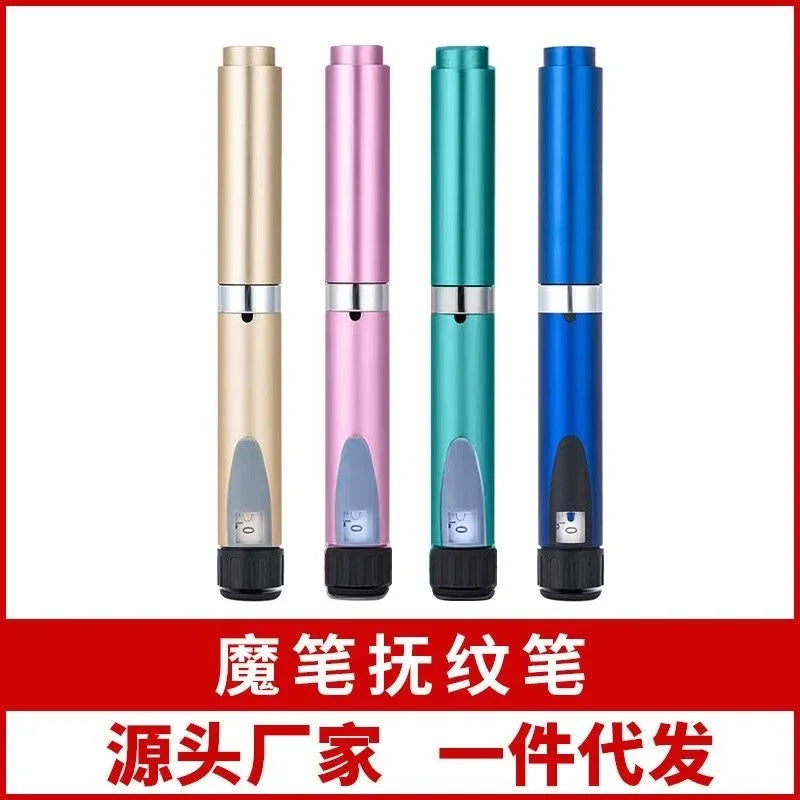 New pink tattoo pen magic pen card bottle 20 PCS fill bottle Magic pen Kit for light wrinkles tear troughs nasolabial folds fil
