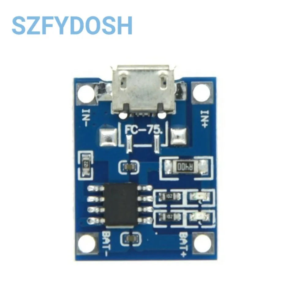 5/10PCS Type-c Micro Mini USB 5V 1A 18650 TP4056 Lithium Battery Charger Module Charging Board With Protection Dual Functions