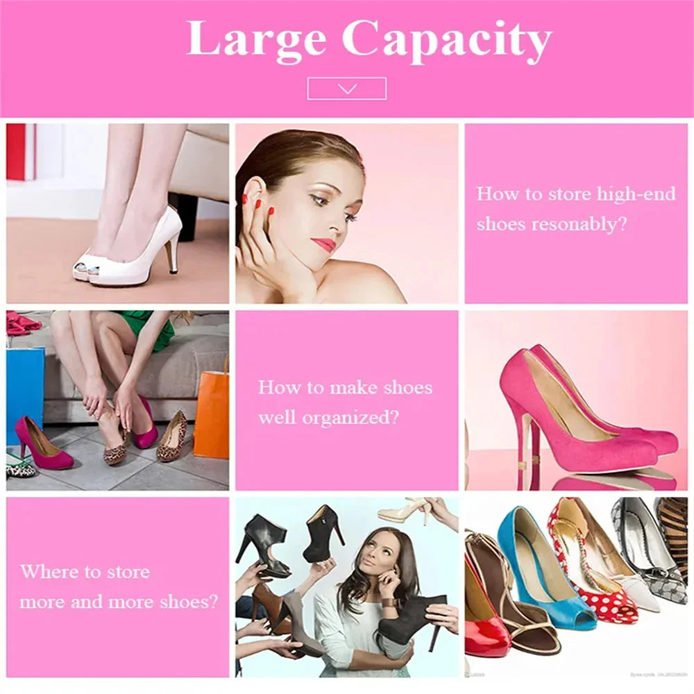 8/6 Layers Shoes Rack Organizer Space-saving Cabinets Shoes Shelf Rack Home Furniture Dustproof Shelf Dormitory Organizer