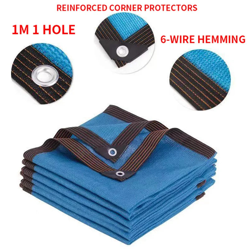 HDPE Sunshade Net for Garden, UV Protection, Outdoor Pergola, Sun Cover, Pool Awning, Plant Shed Sail, 90% Shading