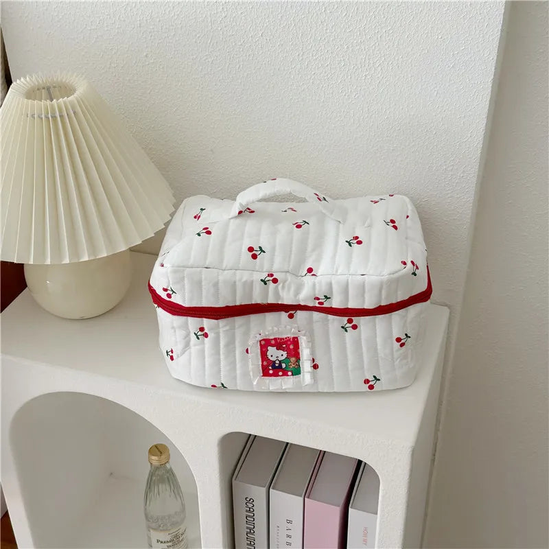 Ladies Cute Large Capacity Cat Makeup Bag Instagram Travel Portable Toilet Bag
