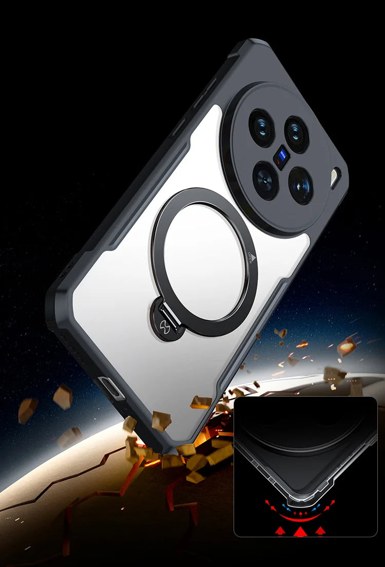 Xundd 360° Rotatable Stand Case For Nubia Red Magic 10 Pro 10 Pro Plus Camera protectoin Airbag Shockproof Shell Magnetic Cover