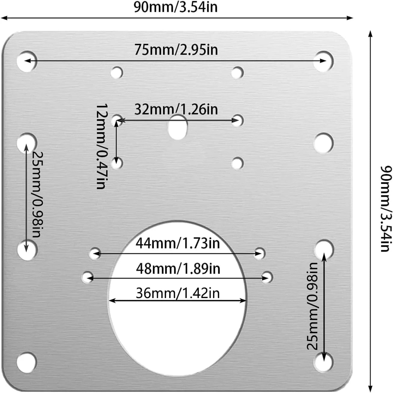 Cabinet Hinge Repair Plate Kit Kitchen Cupboard Door Hinge Mounting Plate With Holes Flat Fixing Brace Brackets Household Tools