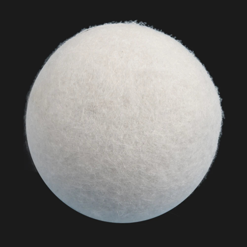 40-100pcs Laundry Balls Wrinkle Releasing Wool Pom-poms No Foam Natural Fabric Softener Handmade Deodorization Clothing Tools