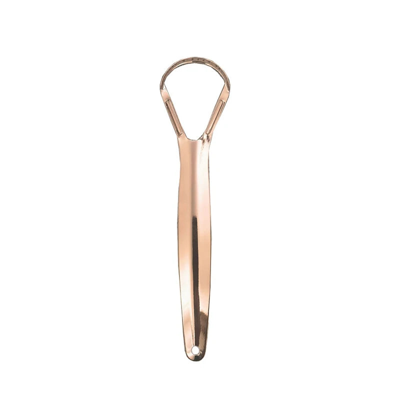 Stainless Steel Tongue Scraper Cleaner Travel Handy Case Fresh Breath Cleaning Coated Oral Hygiene Scrapper Cleaning Tools