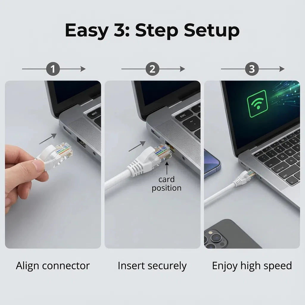 0.5/1/2/3/5/10/15/20/30/50M Cat6 Ethernet Cable RJ45 UTP 1000Mbps Network Cord LAN Wire Internet Lead Cord Router Computer Cable