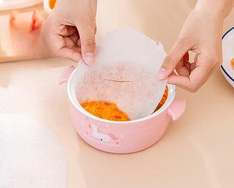 12/24/60pcs Disposable Soup Oil Absorbing Paper Food Soup Blotting Oil Health Filter Paper Food Grade Kitchen Gadgets Accessorie