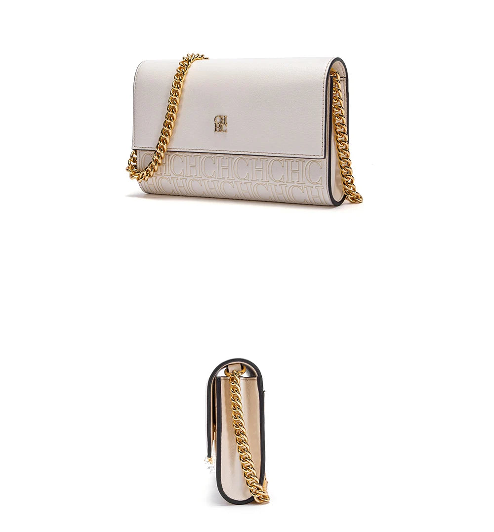 CH Ladies Chain Bag Multicolor Retro Simple Multifunctional Elegant Exquisite Chain Shoulder Strap Design Ladies Shoulder Bag