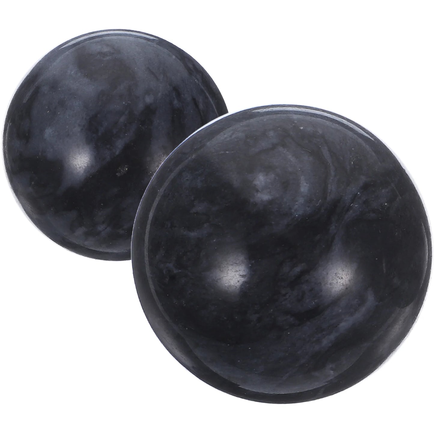 2 Pcs Jade Massage Balls Sports Gadget Hand Strengthening Exercise for Elderly Chinese Health Heating