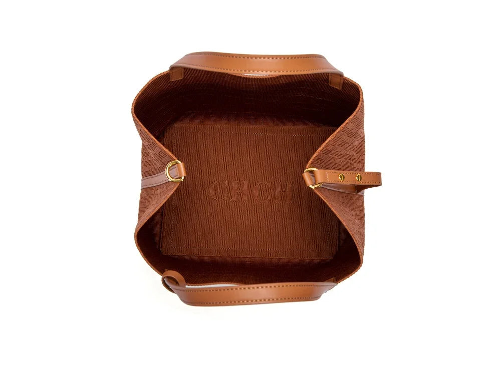 CH High-quality Temperament Ladies Handbag Handmade Large Capacity Women's Shoulder Bag Fashion Classic New Solid Color