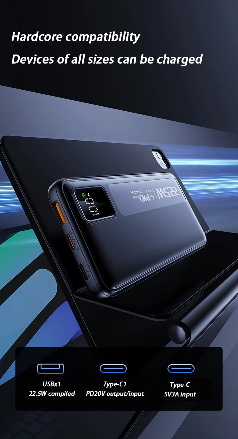 Xiaomi 200000mAh Large Capacity Super Fast Charging Power Bank Portable Charger Battery Pack Powerbank for iPhone Huawei Samsung