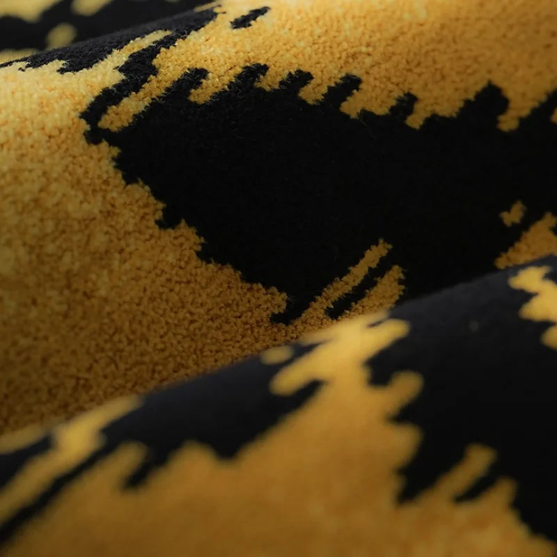 Yellow Tiger Stripe Pillows Luxury Velvet Cushion Case Living Room Decorative Pillow Cover For Sofa Modern Home Decorations