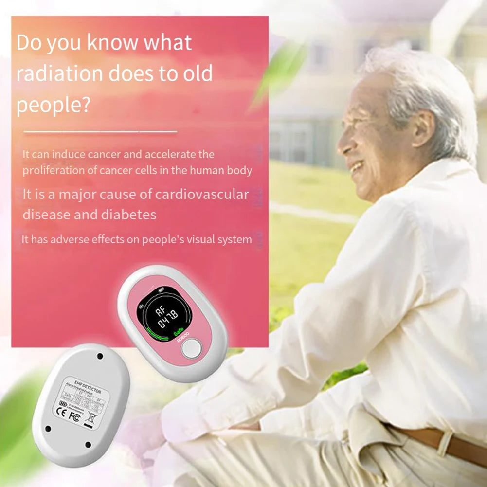Sleek Design RD600 Electromagnetic Field Meter An Essential Gadget for Health Conscious Consumers Monitoring Radiation Levels