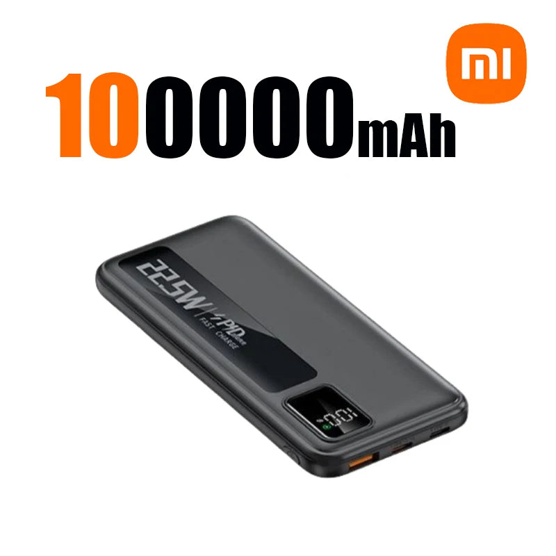 Xiaomi 200000mAh Large Capacity Super Fast Charging Power Bank Portable Charger Battery Pack Powerbank for iPhone Huawei Samsung