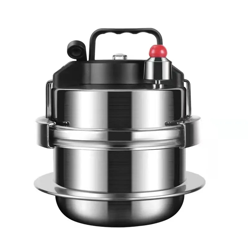 0.8-2L outdoor small pressure cooker camping 304 stainless steel portable kitchen rice cooker cooking tools pressure cooker