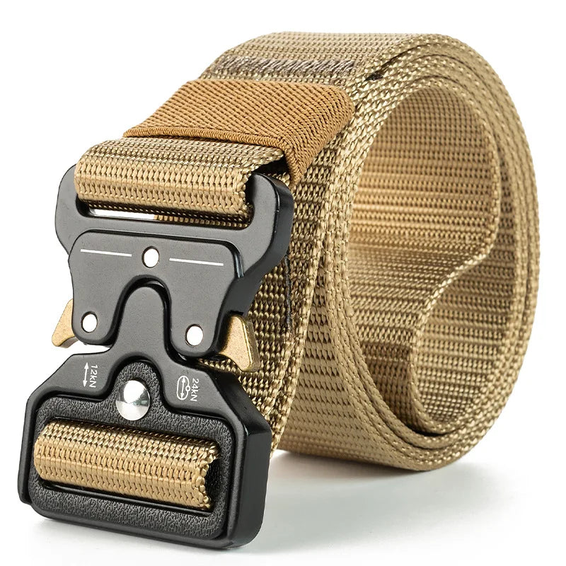Men Belt Army Outdoor Hunting Tactical Multi Function Combat Survival High Quality Marine Corps Canvas For Nylon Male Luxury