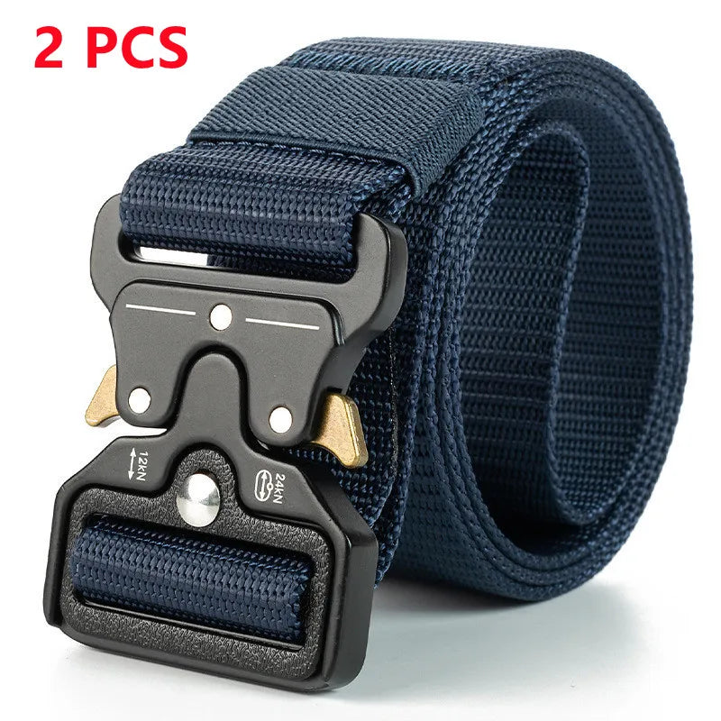 Men Belt Army Outdoor Hunting Tactical Multi Function Combat Survival High Quality Marine Corps Canvas For Nylon Male Luxury