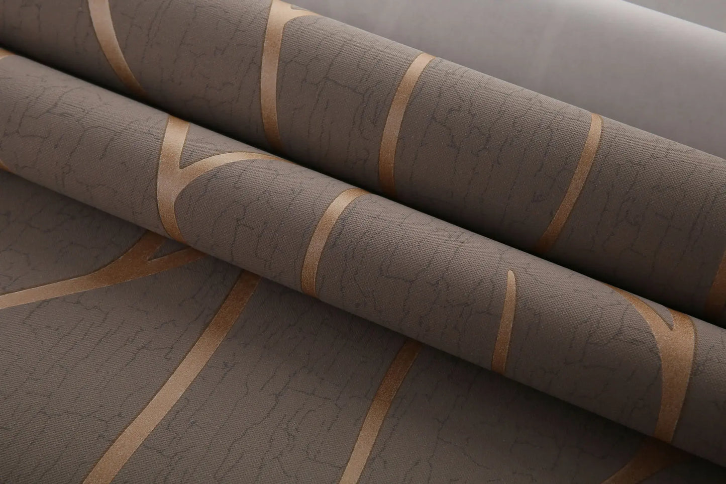 53cm minimalist modern European style non-woven wallpaper  3D curved stripe decoration  room background wall sticker