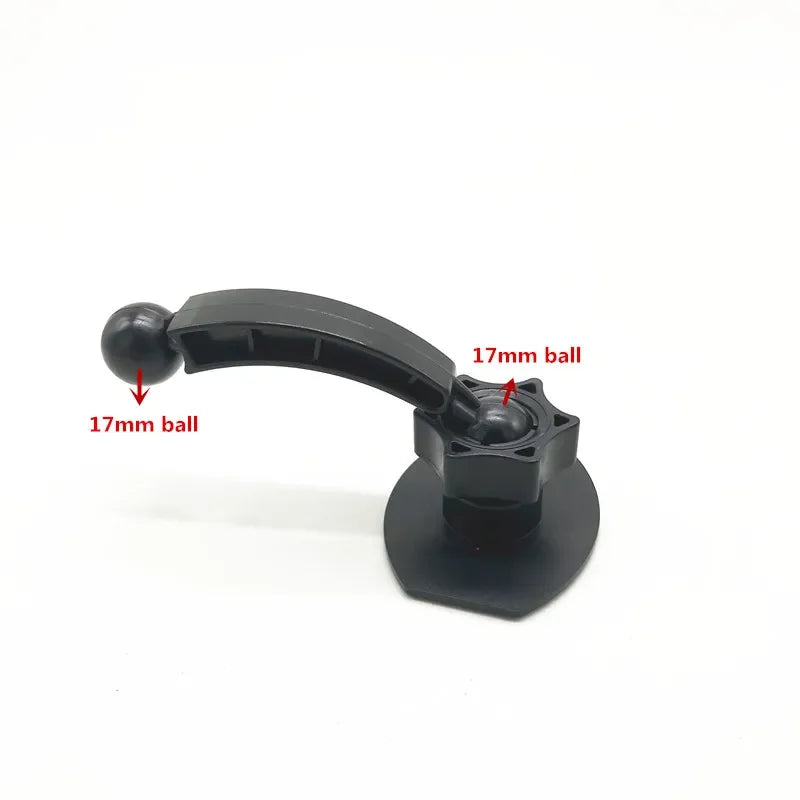 13mm 15mm 17mm Ball Head For Magnetic Car Phone Holder GPS Gravity Support Stand Mount Hook 360 Rotation Bracket Base