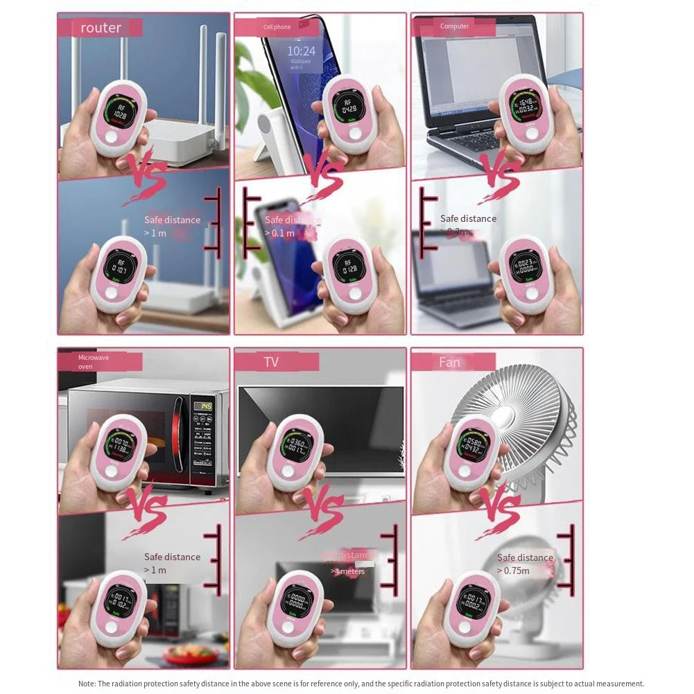 Sleek Design RD600 Electromagnetic Field Meter An Essential Gadget for Health Conscious Consumers Monitoring Radiation Levels