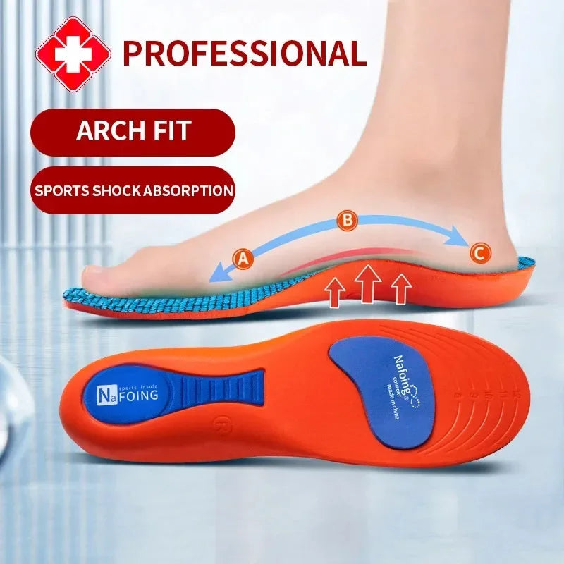 Sports Insoles for Shoes 5D Massage Soft Deodorant Breathable Shock Absorbant Cushion Running Insoles for Feet Men Women