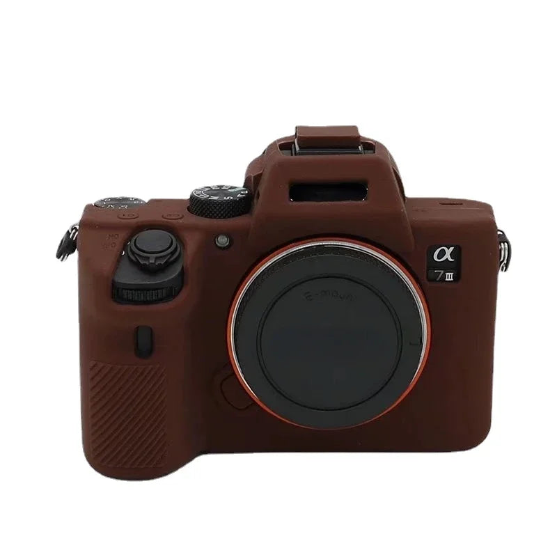 A7III Soft Silicone Rubber Camera Protective Body Case Cover For Sony A7 III A7RIII A7III A7M3 A7R3 A9 Camera Bag