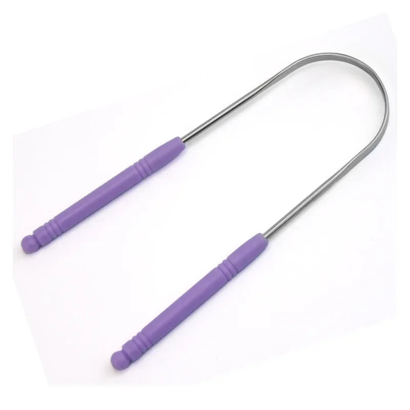 New Stainless Steel Tongue Scraper Oral Tongue Cleaner Brush Tongue Toothbrush Oral Hygiene High Quality Tounge Scraper