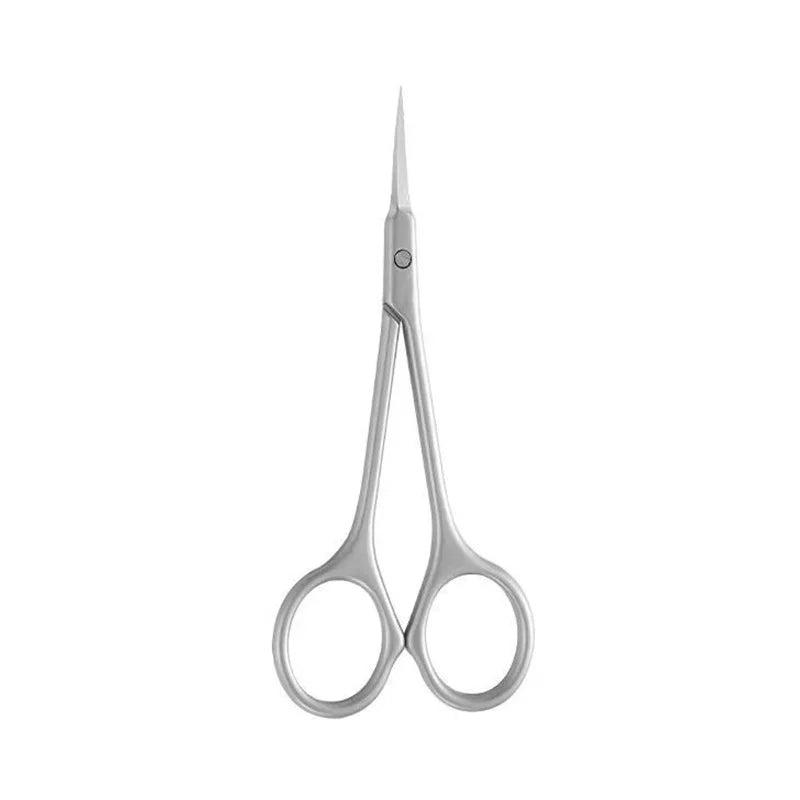 Stainless Steel Cuticle Scissors Dead Skin Remover For Nails Art Clippers Russian Nail Scissors Manicure Curved Tip Scissor