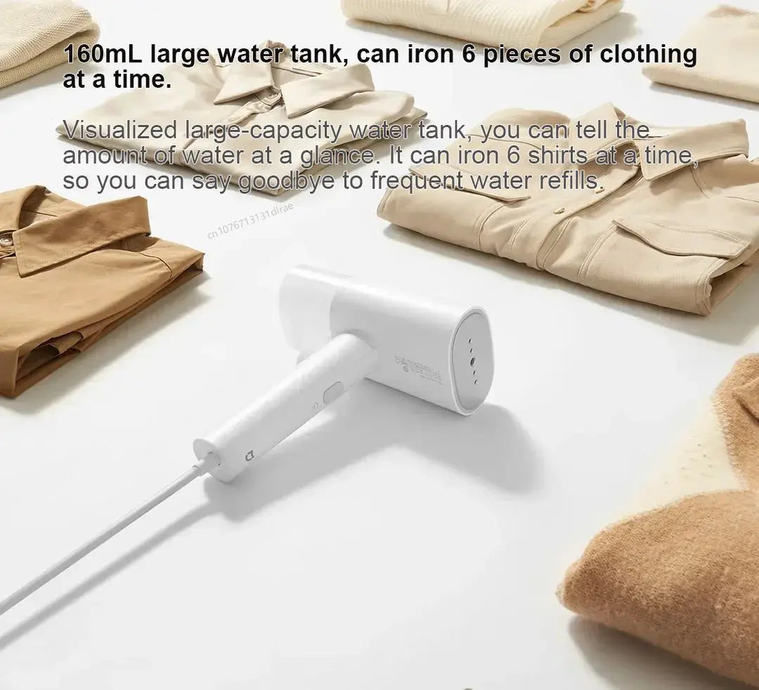 2024 NEW Xiaomi Mijia Garment Steamer 2 Handheld Clothes Steam Iron Portable Foldable Home Appliance Iron Steamer for Travel