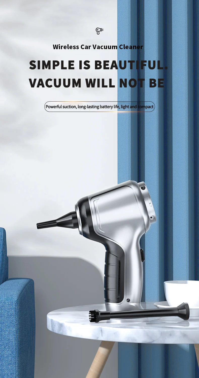 Vacuum Cleaner For Car Wireless Portable Vacuum Cleaner Cleaning Machine Car Accsesories Home Appliance Electric Devices For Car