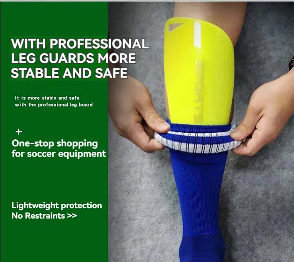 Loogdeel 1 Pair Soccer Shin Pad Cover Football Shin Holder Leg Protector Leg Guard Kids Boy Men Shin Pad Sportswear Accessory
