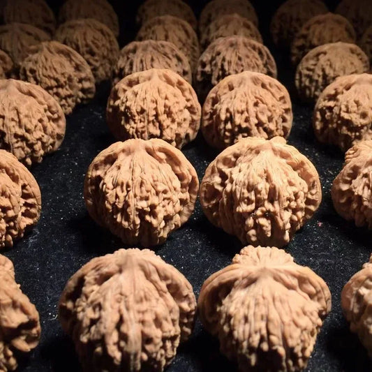 Palm Massage Chinese Walnuts A Pair Of Natural Wenwan Walnut Handball Health Care Grip Ball  Elderly Gift Massage Gadget