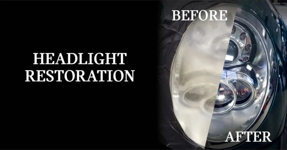 Car Headlight Polishing Restoration Kit Liquid Polymer Headlamp Polish Repair Tools Headlights Refurbishment Set Car Accessories