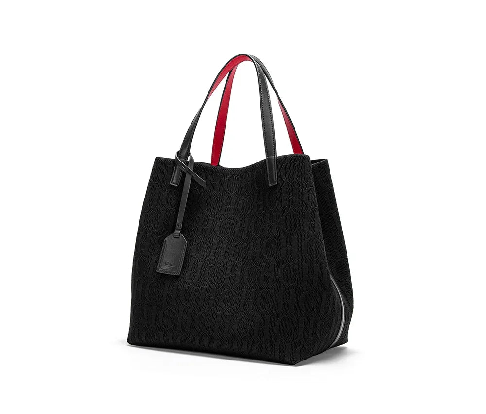 CH High-quality Temperament Ladies Handbag Handmade Large Capacity Women's Shoulder Bag Fashion Classic New Solid Color