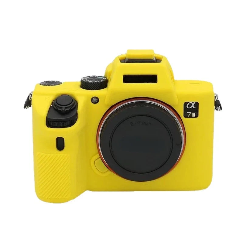A7III Soft Silicone Rubber Camera Protective Body Case Cover For Sony A7 III A7RIII A7III A7M3 A7R3 A9 Camera Bag