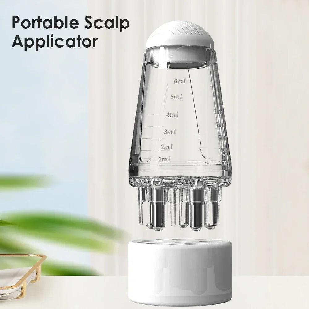 Scalp applicator Head essential oil ball massage applicator comb 1ml minosol hairspray applicator comb scalp massager for hair