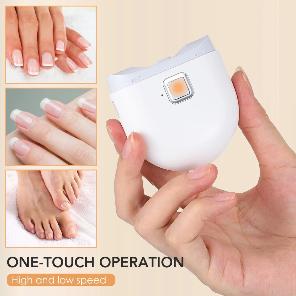 Electric Automatic Nail Clippers With Light Trimmer Nail Cutter Manicure For Baby Care Scissor Pet Nail Clipper Tools