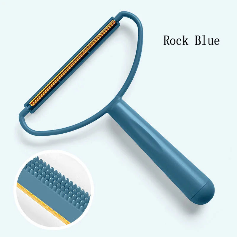 Double-Side Lint Remover Portable Pet Hair Remover Brush Manual Fluff  Remover Clothes Home Appliances Carpet Clothes Brush