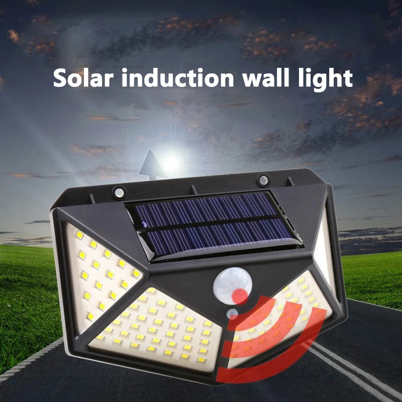 Solar Lights Outdoor Waterproof External LED Solar Lamp Motion Sensor Garden Lights Solar Power Sunlight Yard Wall Street Light