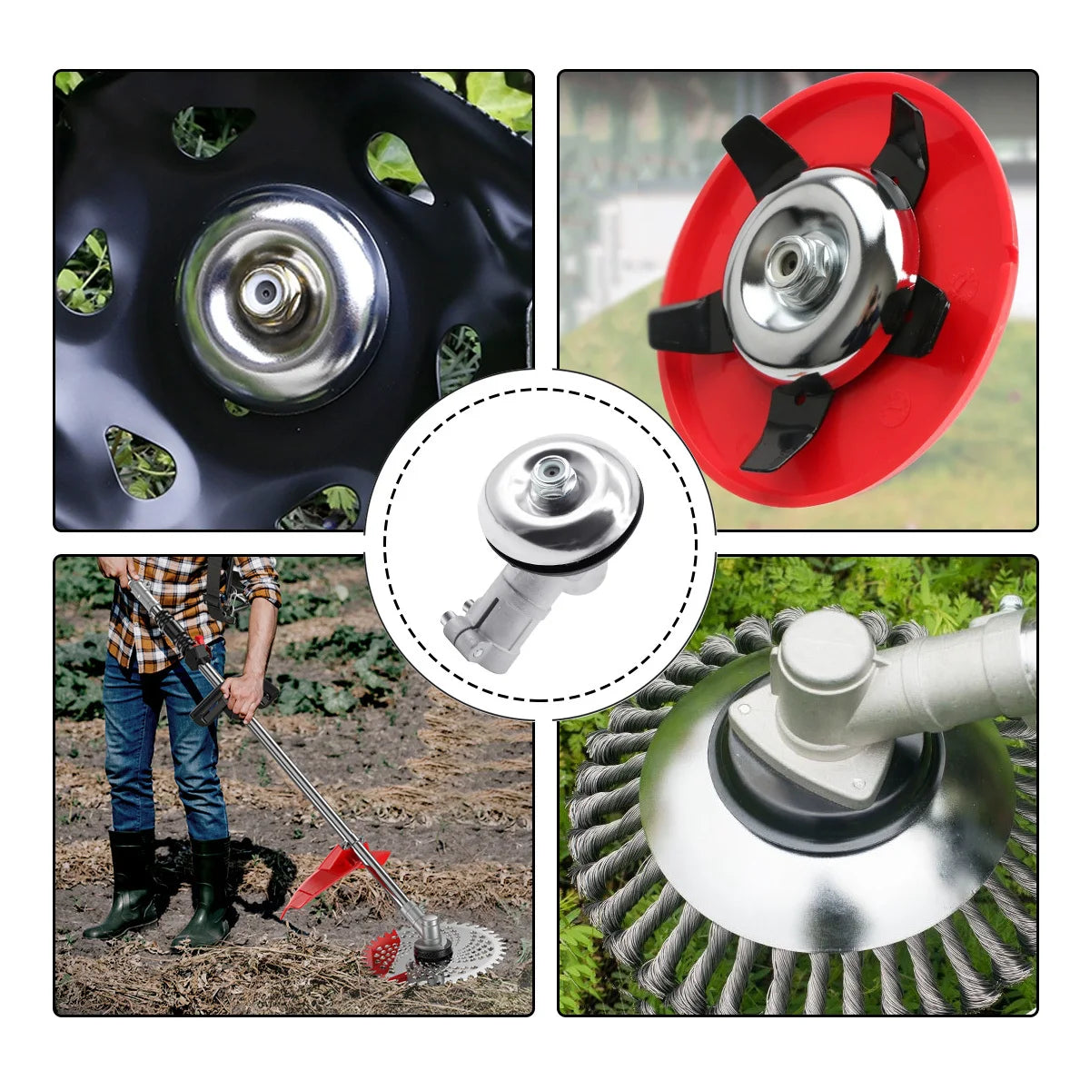 26mm/28mm 7/9 Teeth Trimmer Gearbox Gearhead Brushcutter Grass Trimmer Replace Gear Head Lawn Mower Parts Gardening Tool