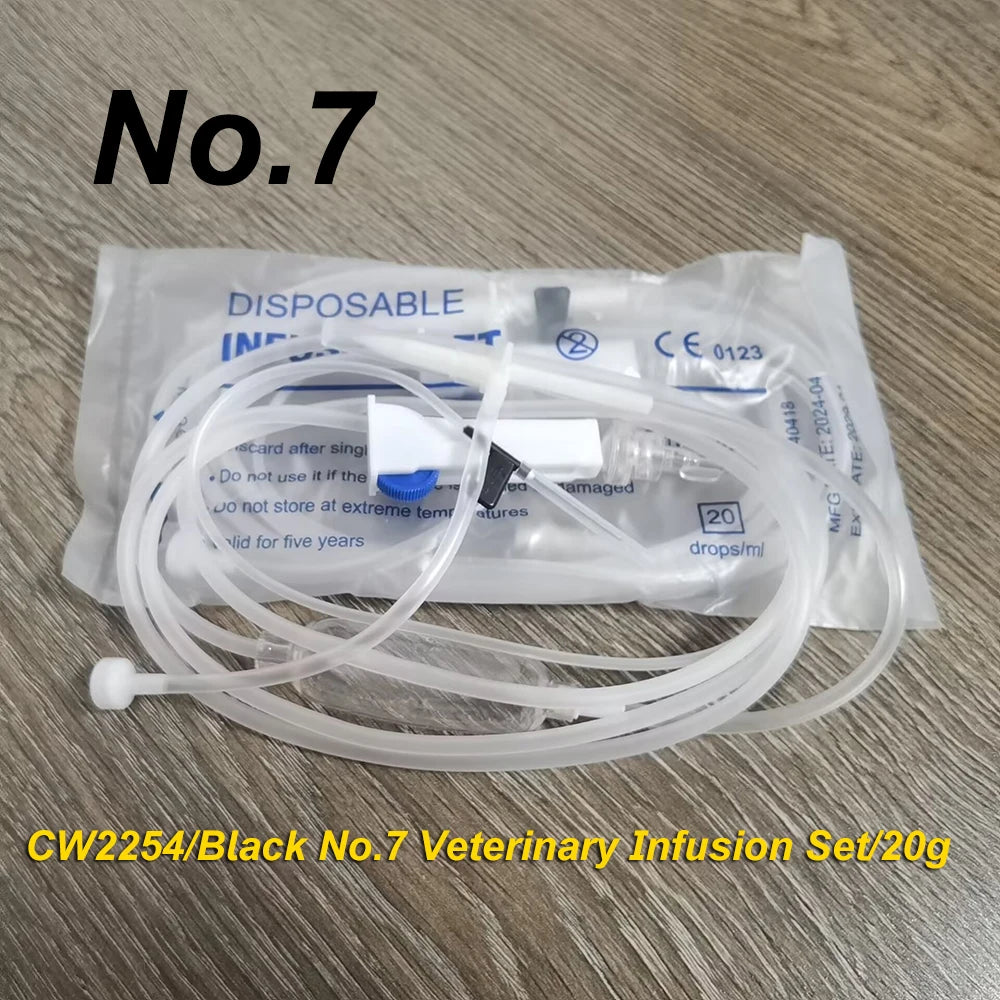 10Pc Pet and livestock health care equipment 1.8m No.16 No.12 No.9 No.7 veterinary instruments Pet hygiene and care consumables