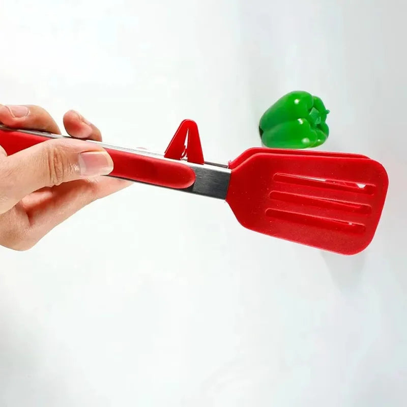 9 Inche Red with Bracket Silicone Food Clip In Kitchen High Temperature Resistant Anti Scalding Barbecue Clip