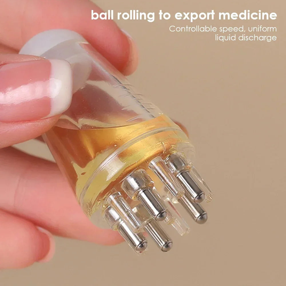 Scalp applicator Head essential oil ball massage applicator comb 1ml minosol hairspray applicator comb scalp massager for hair