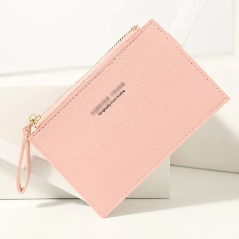 Mini Business Portfolio of Men, Credit Card Design Pu, Girl, Lady, Name Women's Bag
