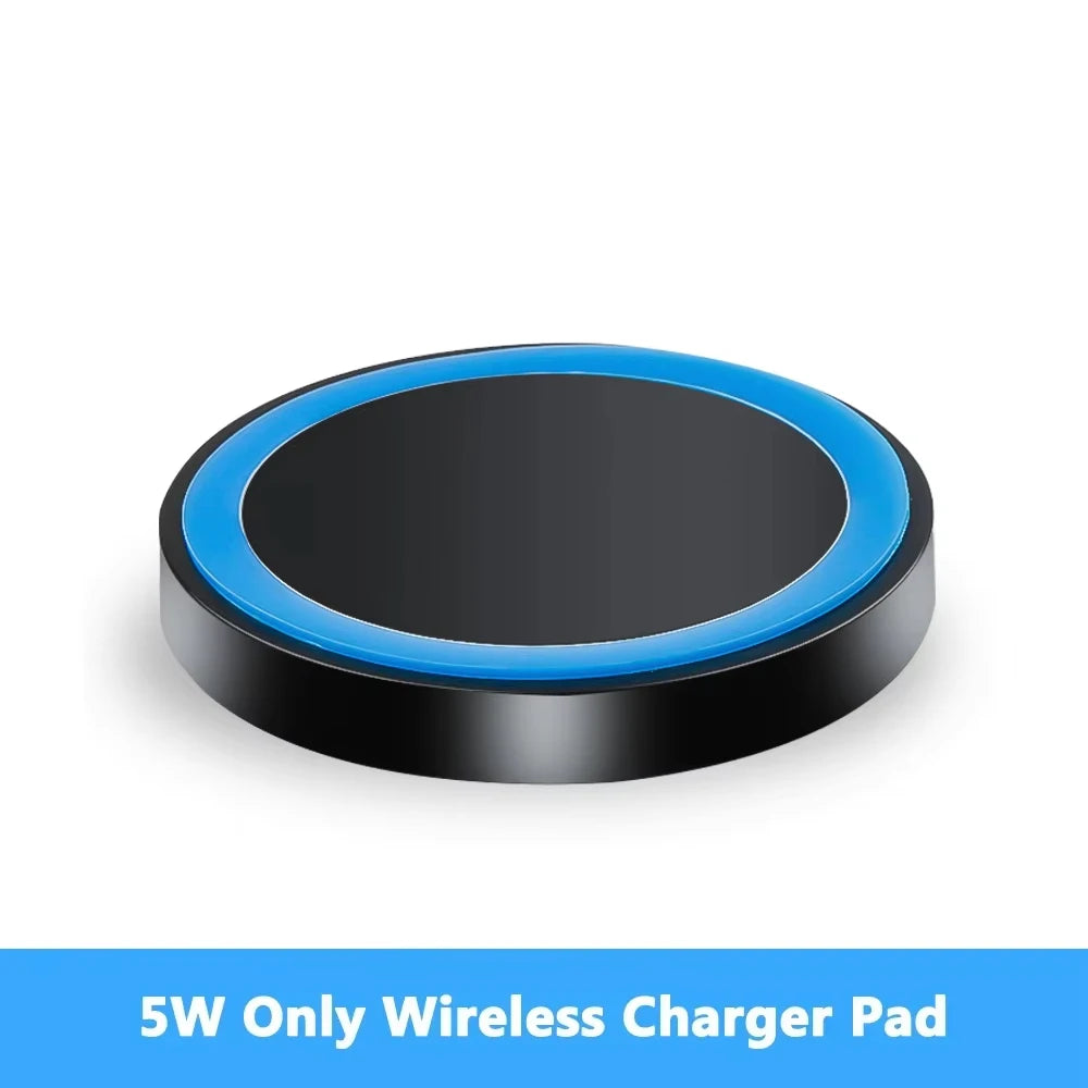 60W Wireless Charger Pad for iPhone 14 13 12 11 Pro Max X Samsung Xiaomi Huawei QC Power Bank Fast Charging Dock Station