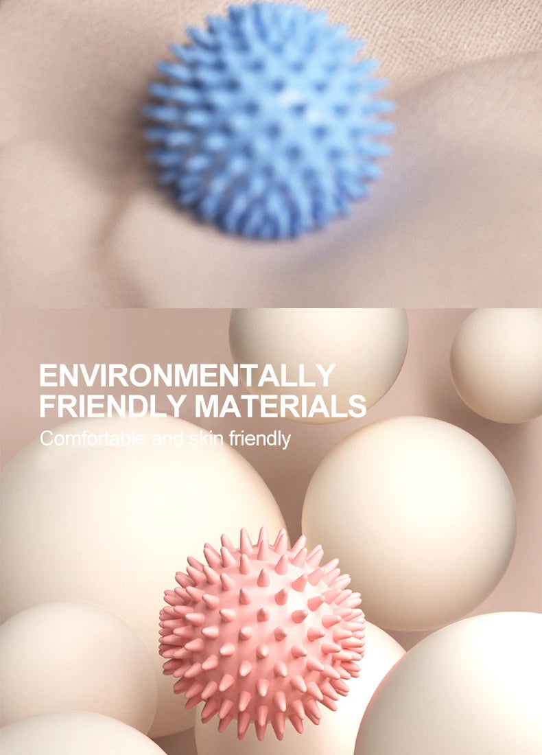Durable PVC Spiky Massage Ball Trigger Point Sport Fitness Hand Foot Pain Relief Plantar Fasciitis Reliever Hedgehog Balls 6cm