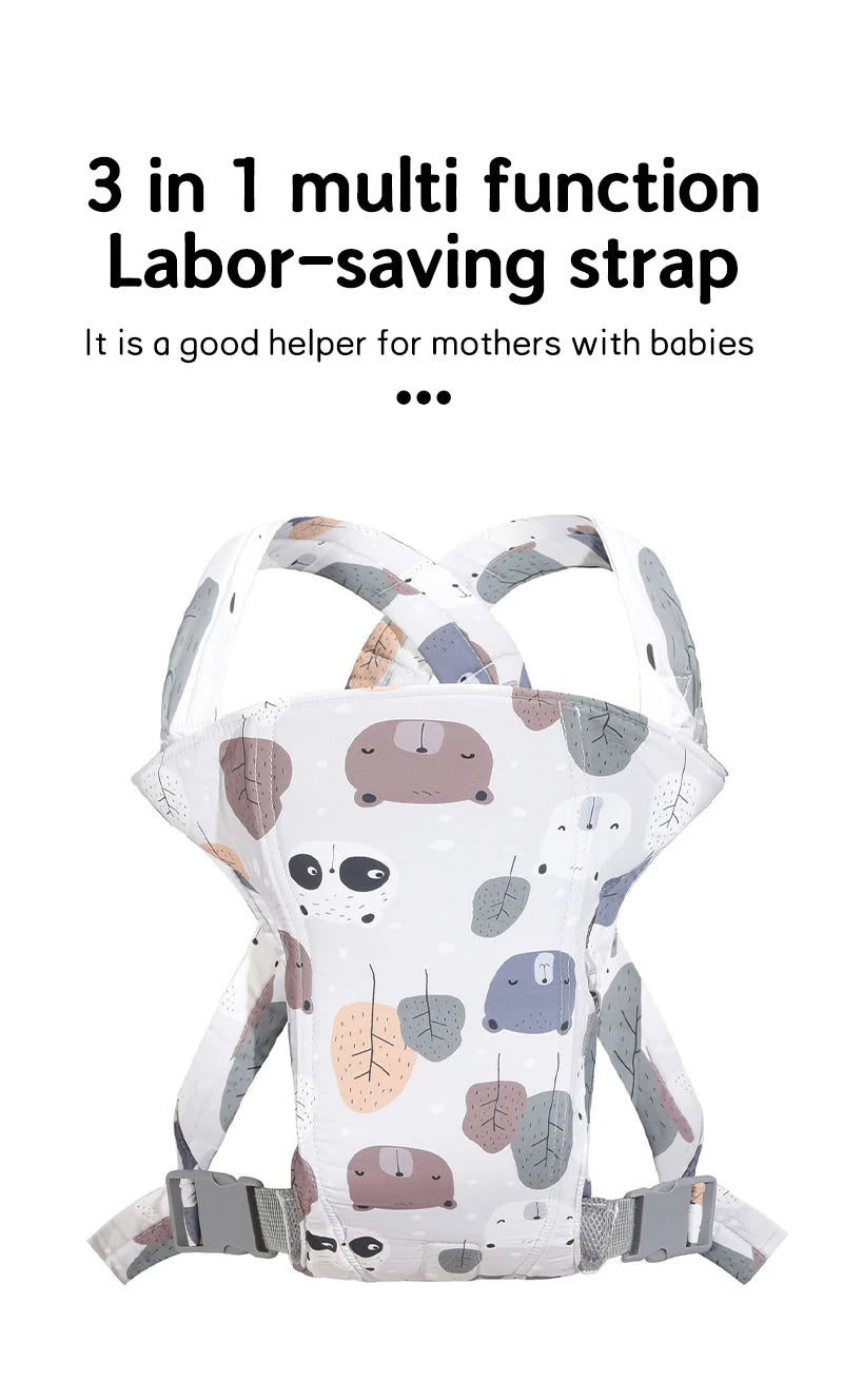 0-36 Months Ergonomic Baby Carrier Lightweight and Labor-saving Multifunctional Breathable Waist Stool Baby Carrier