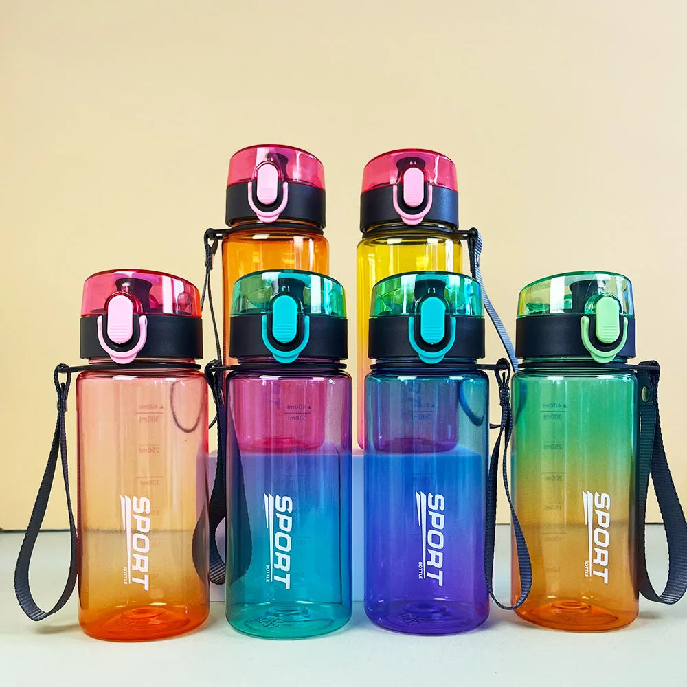 Brand BPA Free Leak Proof Sports Water Bottle High Quality Tour Hiking Portable My Favorite Drink Bottles 400ml 560ml